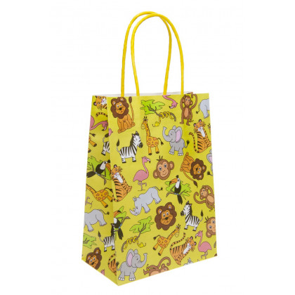 Gift Bag Wild Animals 16x22x9 cm