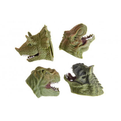 Dinosaur head/finger puppet 7.5x5 cm