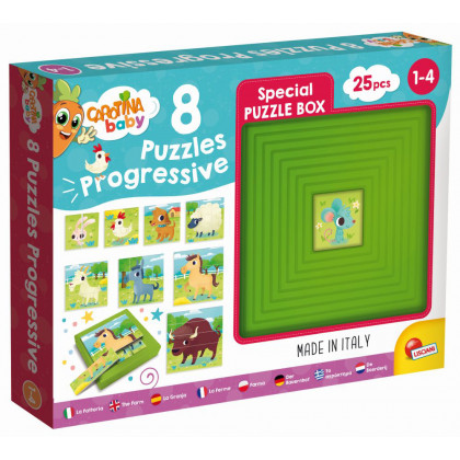 CAROTINA BABY 8 PUZZLE - Farm
