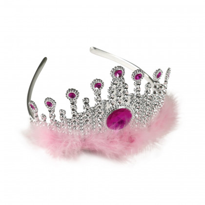 the princess crown with feathers