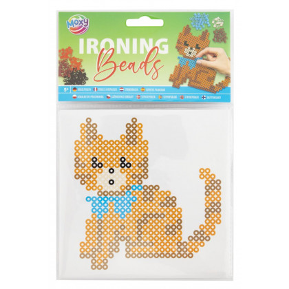 Iron-on beads 15x15 cm Cat