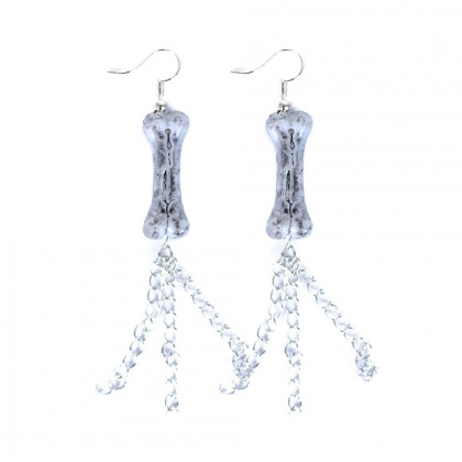 Witch / Halloween bone earrings