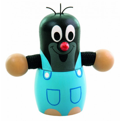 Wooden money box Mole