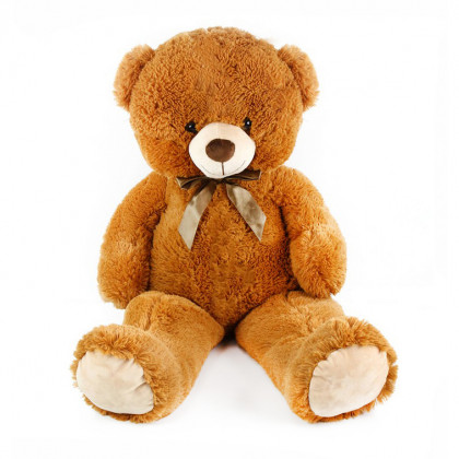 Big teddy bear Oskar with tag 90 cm