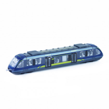 the modern metal/plastic train