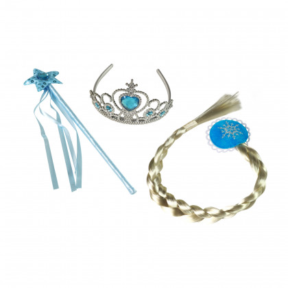 the set blue princess with a braid