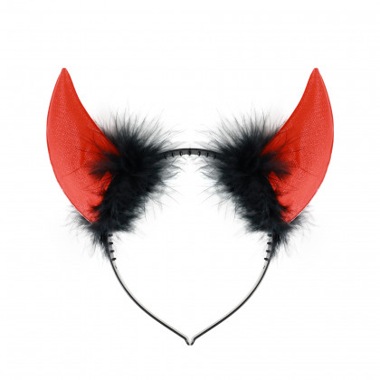 Children devil horns headband
