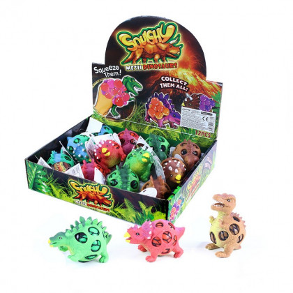 squeezing dinosaur color changing 5-9cm