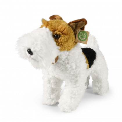Plush dog Fox terrier 30 cm ECO-FRIENDLY