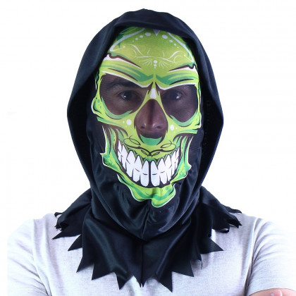 Skeleton textile mask for adults