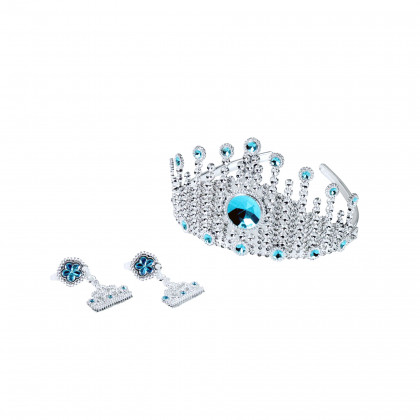Winter crown princess with earrings