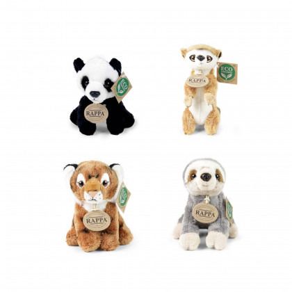 Plush animals assort 15 cm ECO-FRIENDLY