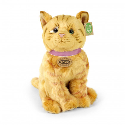 Plush brown cat 25 cm ECO-FRIENDLY