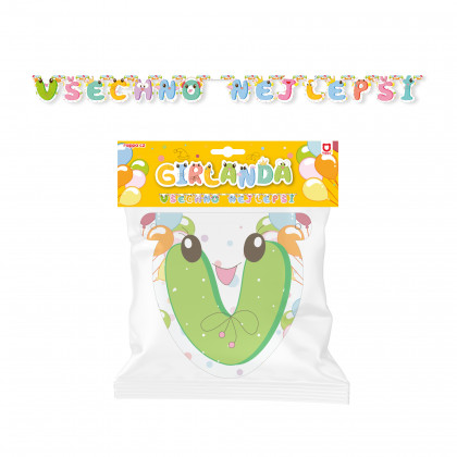 the garland Vsechno nejlepsi