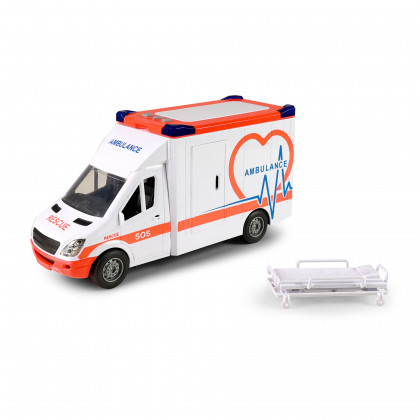 Ambulance car with sound and light