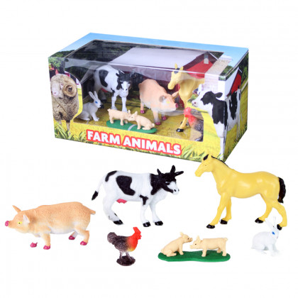 Domestic animals 6 pcs in a box