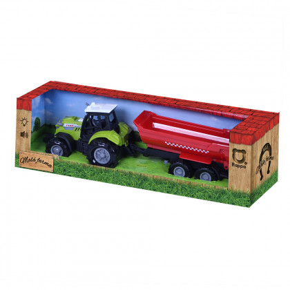 Tractor with sound, light, trailer