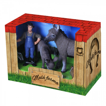 Set of Osli 2pcs with a farmer