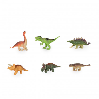 A set of dinosaurs 6 pcs