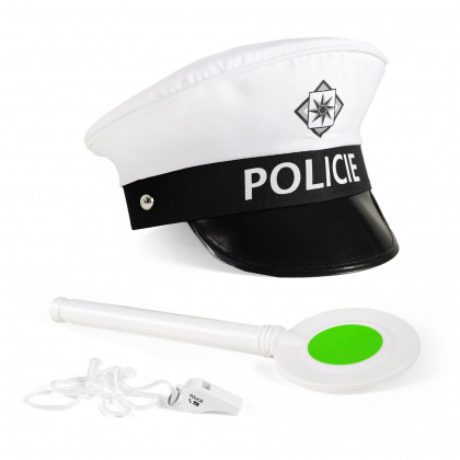 Traffic police set with clapper+whistle