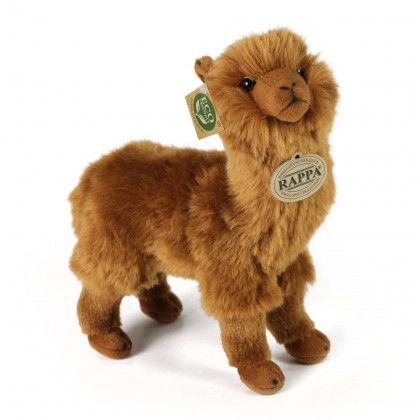 Plush brown lama 23 cm ECO-FRIENDLY