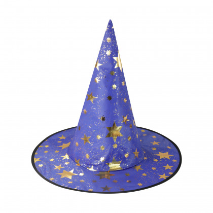 Children blue witch hat