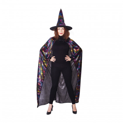 Children costume - witch cloak with hat