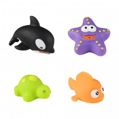 Rubber sea animals 4 pcs