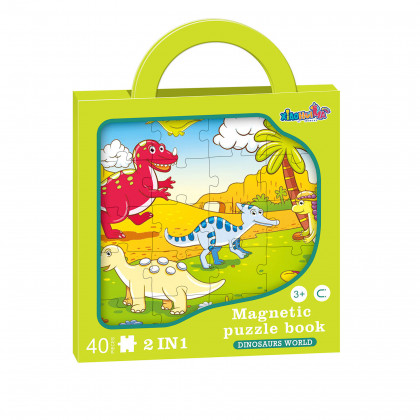 Magnetic puzzle - dino