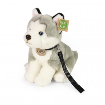 Plush husky dog 28 cm ECO-FRIENDLY
