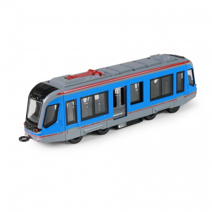Tram metallic blue 20 cm