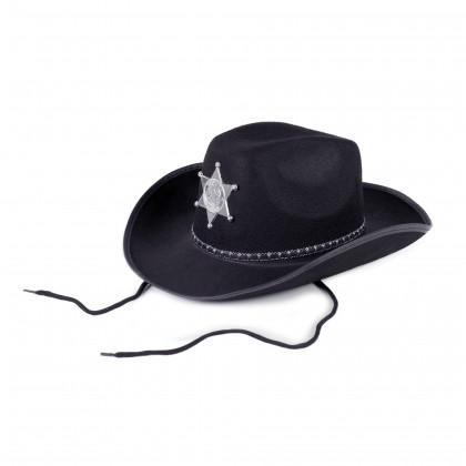 Sheriff hat with star for adults