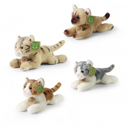 Plush cats assort 18 cm ECO-FRIENDLY