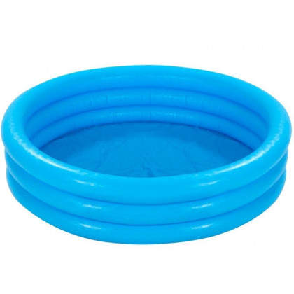 the inflatable blue pool, 168 x 38 cm
