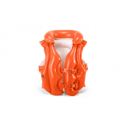 the infl. life jacket DELUXE red, 3-6yrs