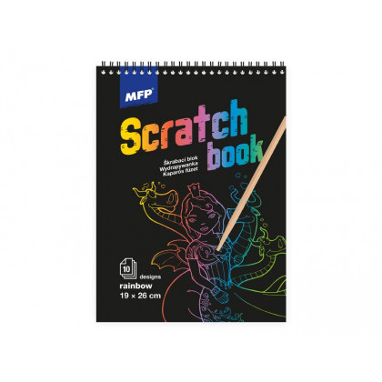 Scratch image block 26x19cm 10l mix