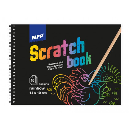 Scratch image block 14x10cm 10l mix