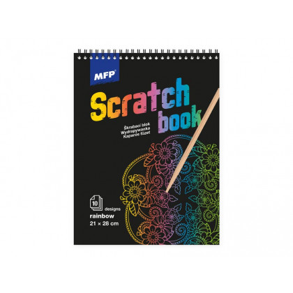 Scratch image block 21x28cm 10l mix