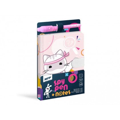 Pad with SPY NOTES magnet - purple