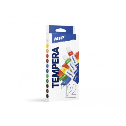 Tempera colors set 12 pcs 12ml