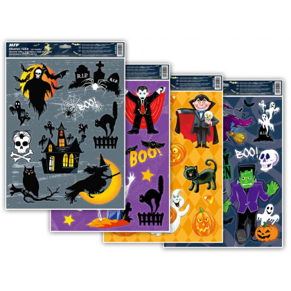 Window film Halloween glitter HA001