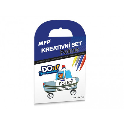 Creative set - Police-inflatable car