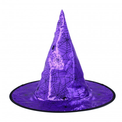 Children purple witch hat