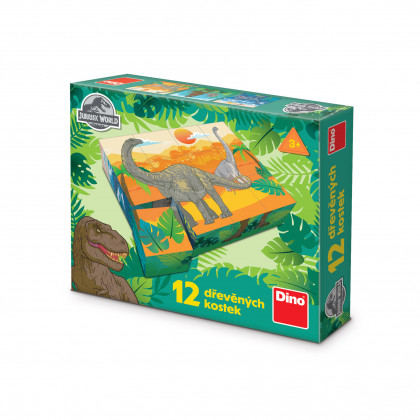 Jurassic World Wooden Licensed Cubes