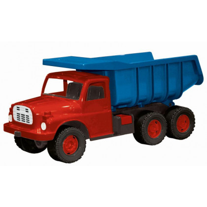 The Tatra 148 car blue-red plastic