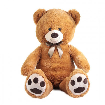 Big teddy bear Kuba with tag 100 cm