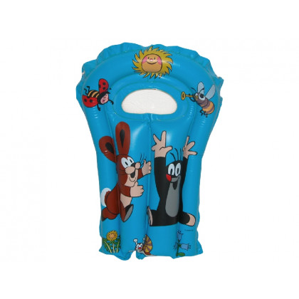 Inflatable lounger with a Mole window