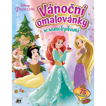 Christmas Princesses coloring page