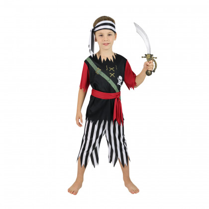 Children costume - pirate with scarf (S)