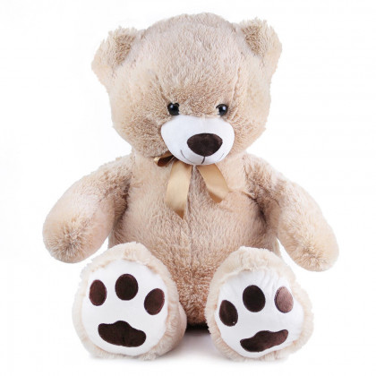 Big teddy bear Fido with tag 100 cm